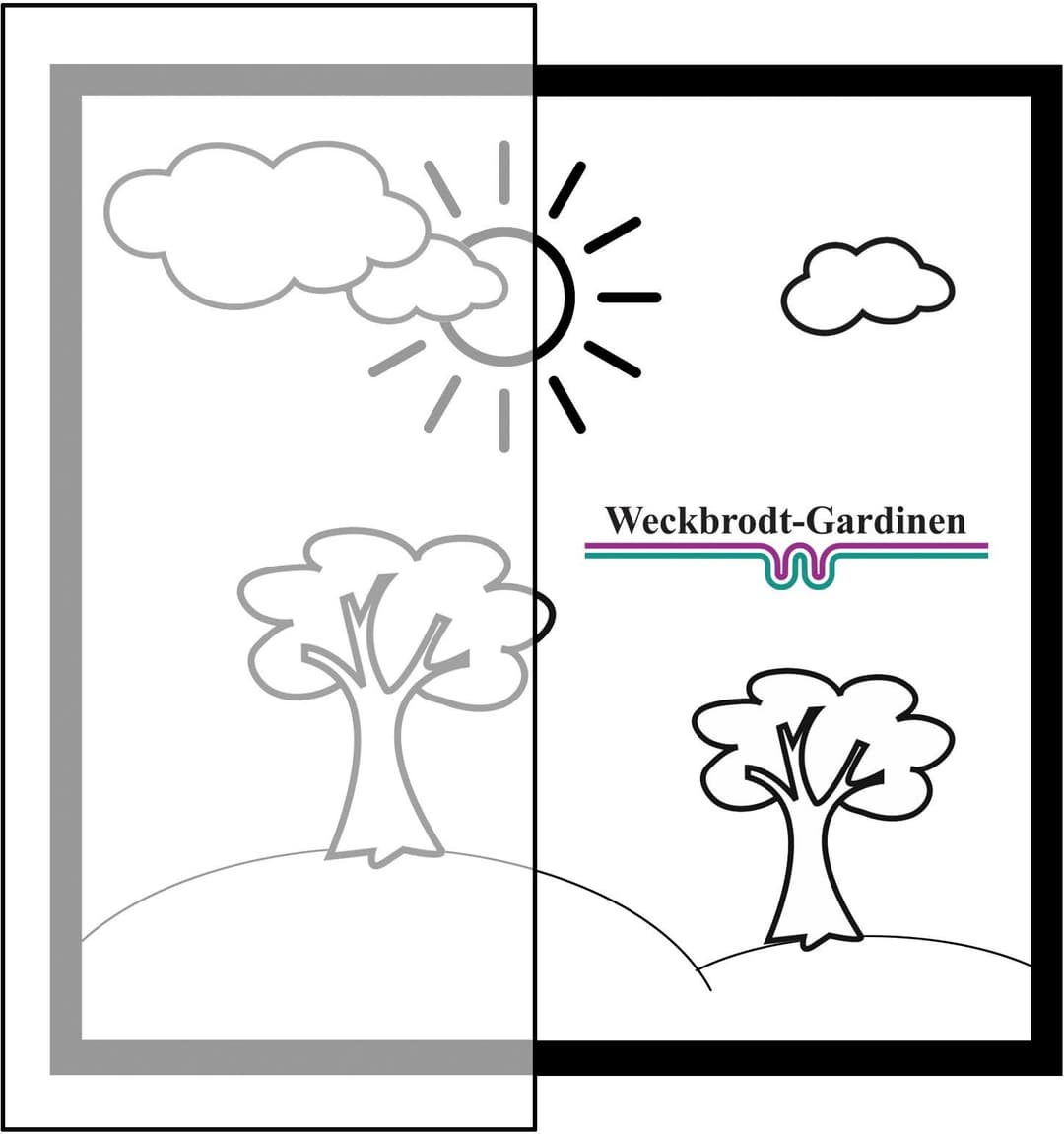 Weckbrodt Gardine Athen | Weiß