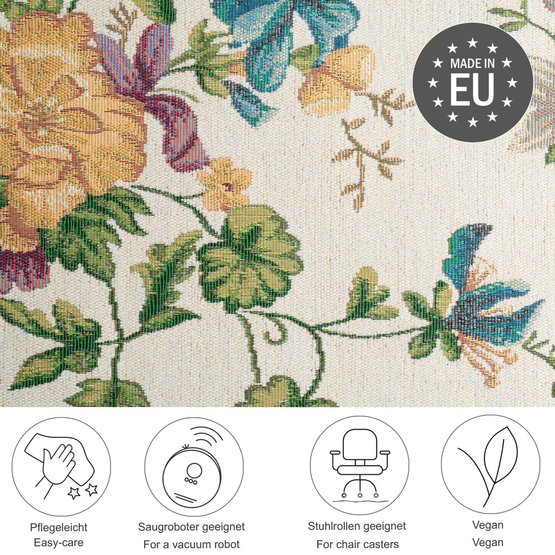 THEKO Teppich Flomi Sagrini | Beige