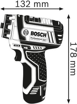 Bosch Professional GSR 12V-15 FC Akku-Bohrschrauber | Blau