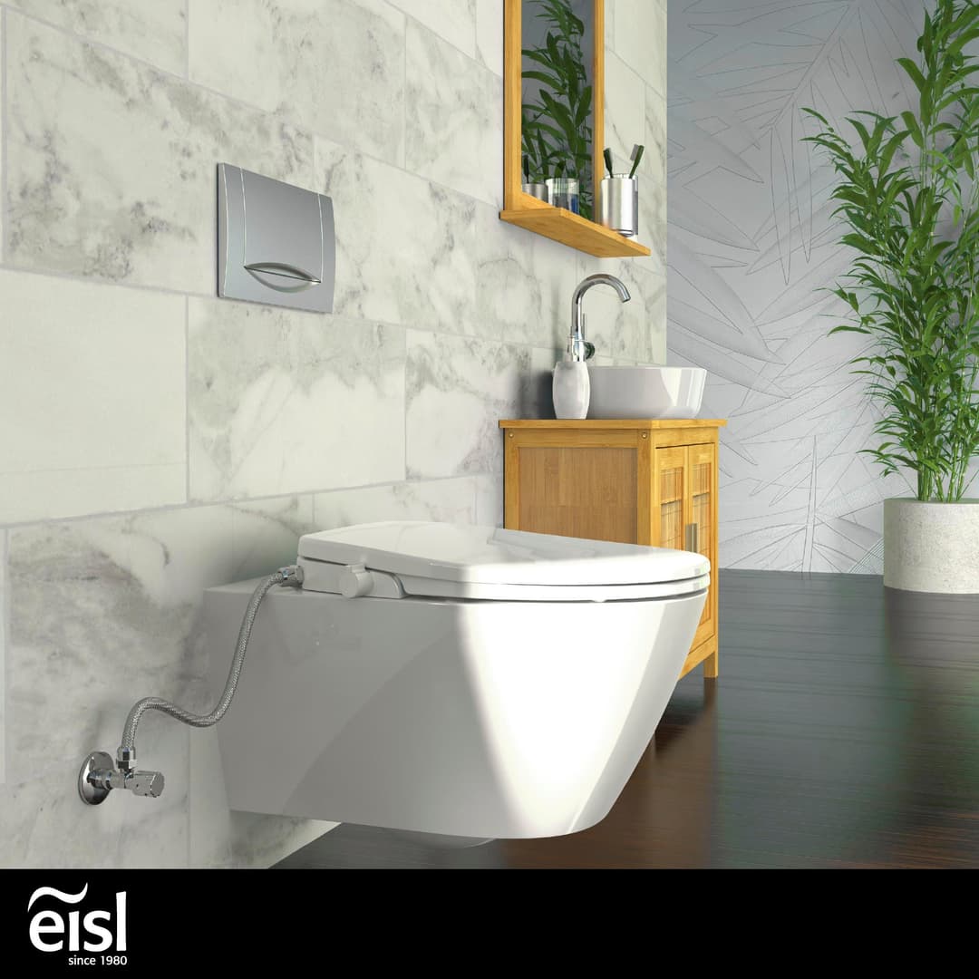 Eisl Dusch-WC-Sitz Bidet Einsatz | Weiß
