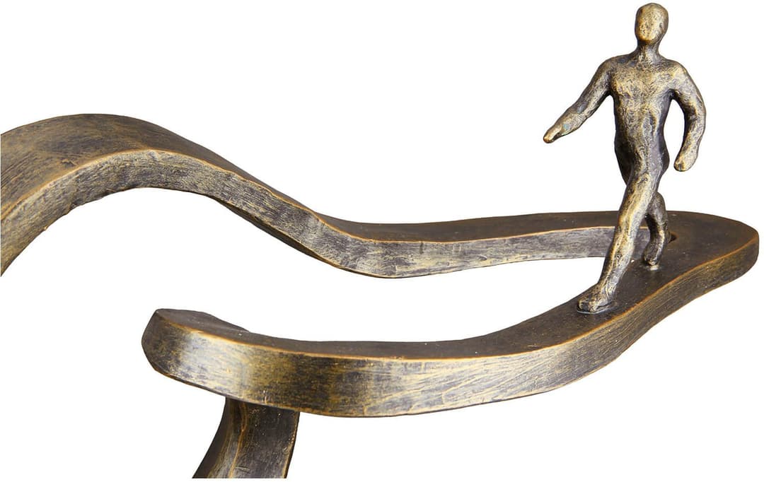 Casablanca by Gilde Dekofigur Skulptur "Path" | Bronze