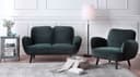 ATLANTIC home collection 2-Sitzer Ben | Grün 2