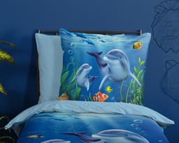 PURE luxury collection Kinderbettwäsche Mare | Blau