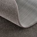 Sanat Teppich Uni, rund | Grau 3