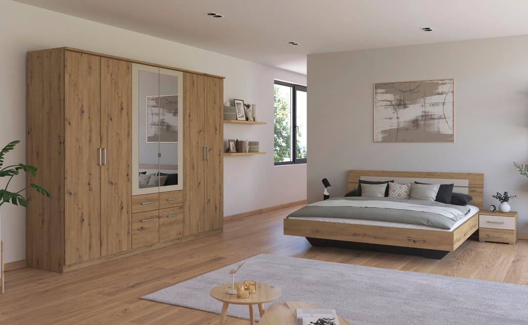 rauch Schlafzimmer-Set BURANO | Holztöne