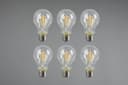 TRIO Leuchten LED-Filament Leuchtmittel Set E27 | Transparent 5