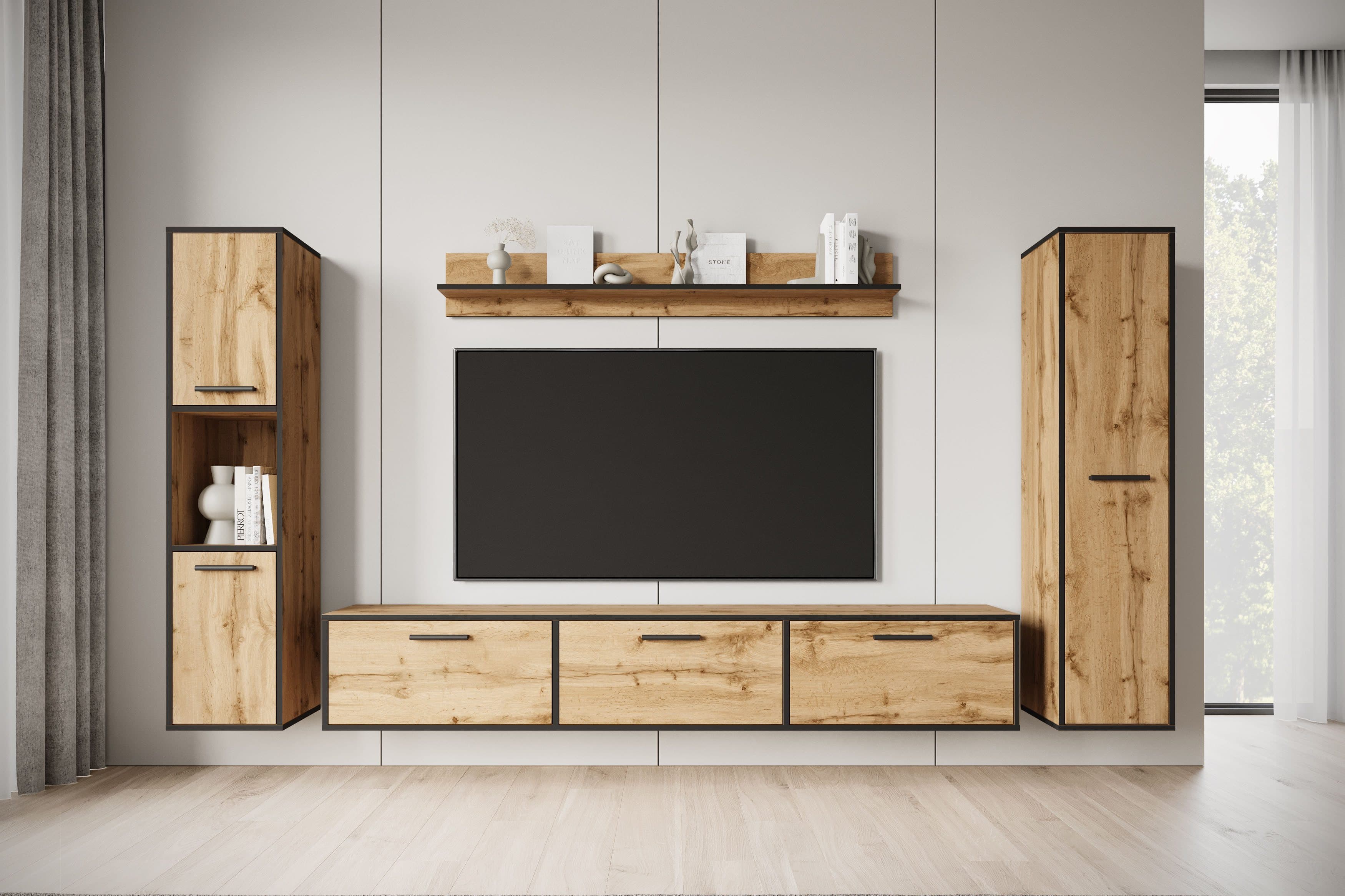 Home affaire Wohnwand BOGOTA XL | Holztöne
