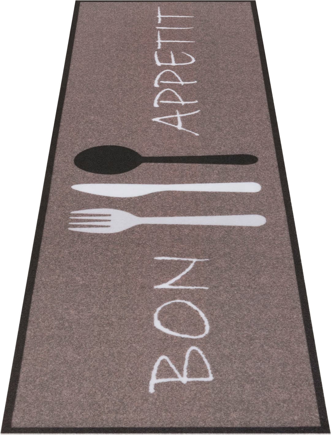 HANSE Home Küchenläufer Bon Appetit Cutlery | Braun