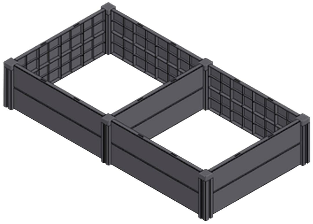 KHW Hochbeet Demeter L | Schwarz