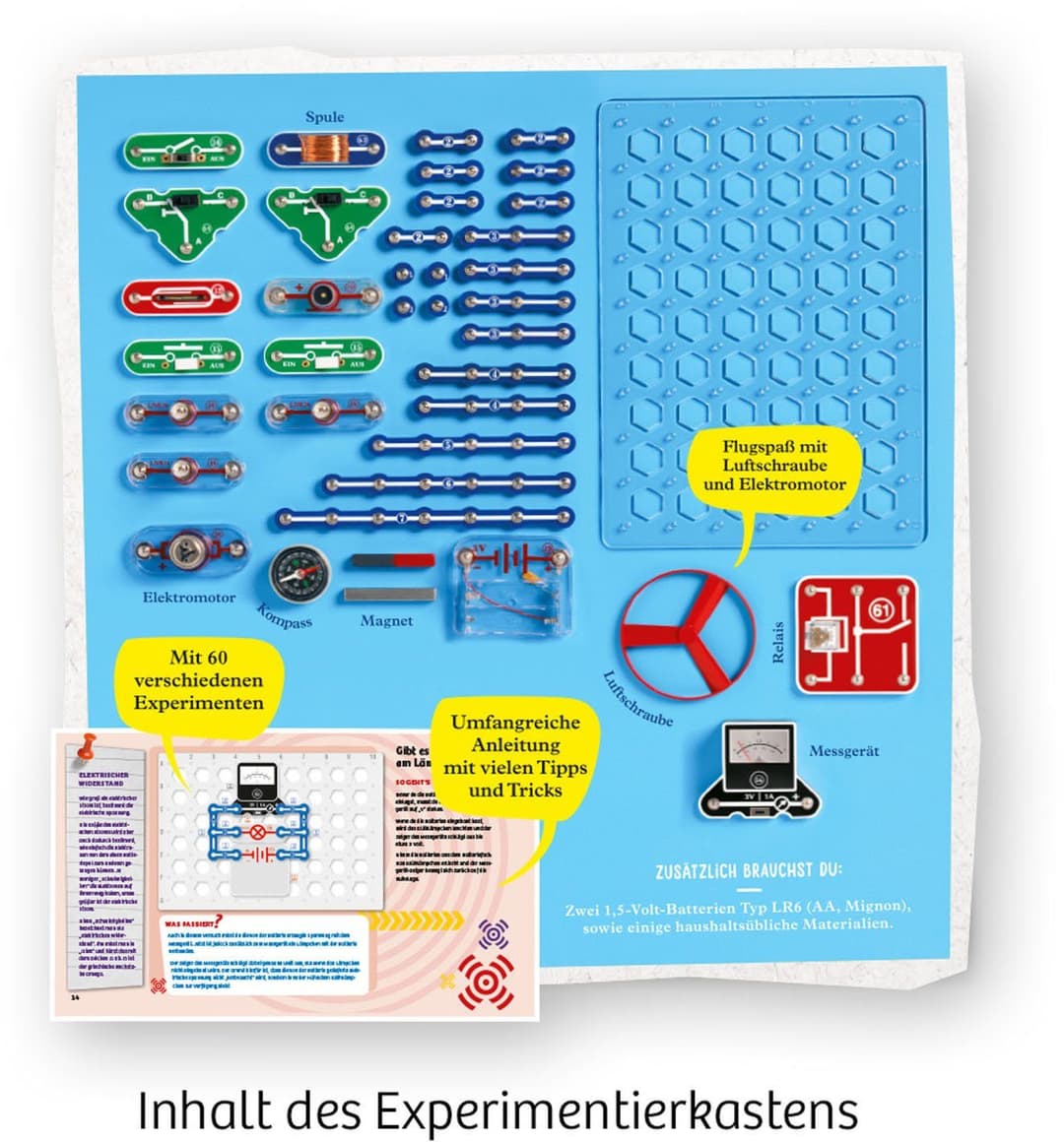 Kosmos Experimentierkasten Easy Elektro - Start | Mehrfarbig