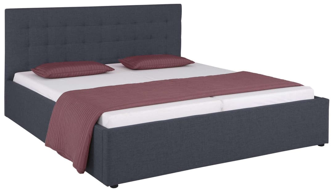 OTTO home Polsterbett Hamar | Schwarz