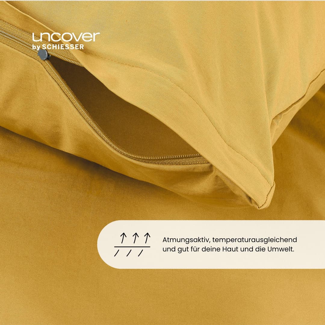 uncover by SCHIESSER Bettwäsche Soho | Gelb