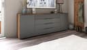 borchardt Möbel Sideboard Tom | Grau 4