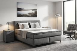 Jockenhöfer Gruppe Boxspringbett Capello | Grau
