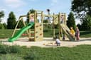 FUNGOO Spielturm Maxi Funny Exposure | Holztöne