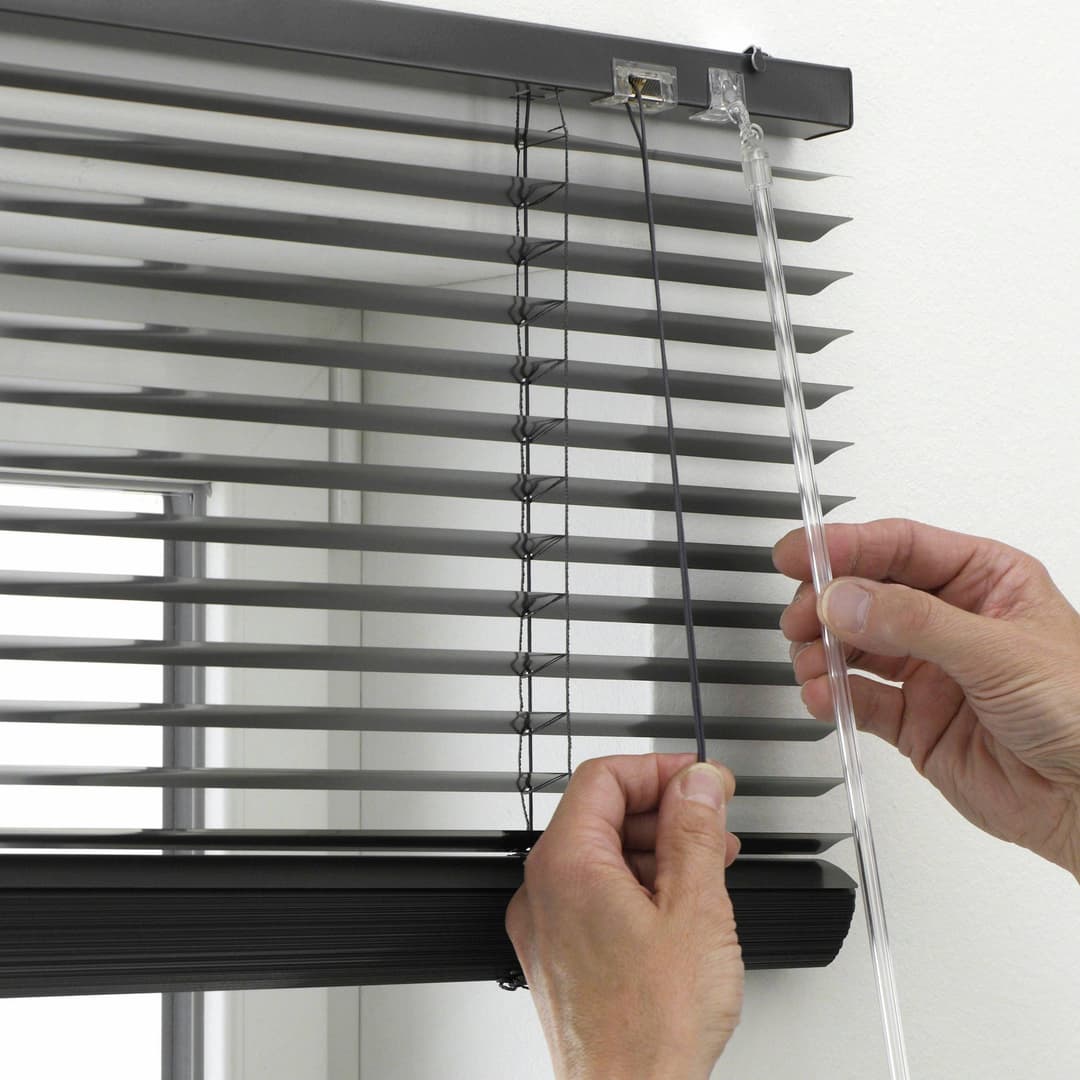 GARDINIA Jalousie Aluminium-Jalousie 25 mm | Grau