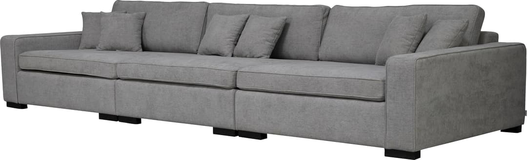 Home affaire 3-Sitzer Skara XXL Lounge-Sofa | Grau