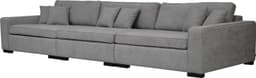 Home affaire 3-Sitzer Skara XXL Lounge-Sofa | Grau