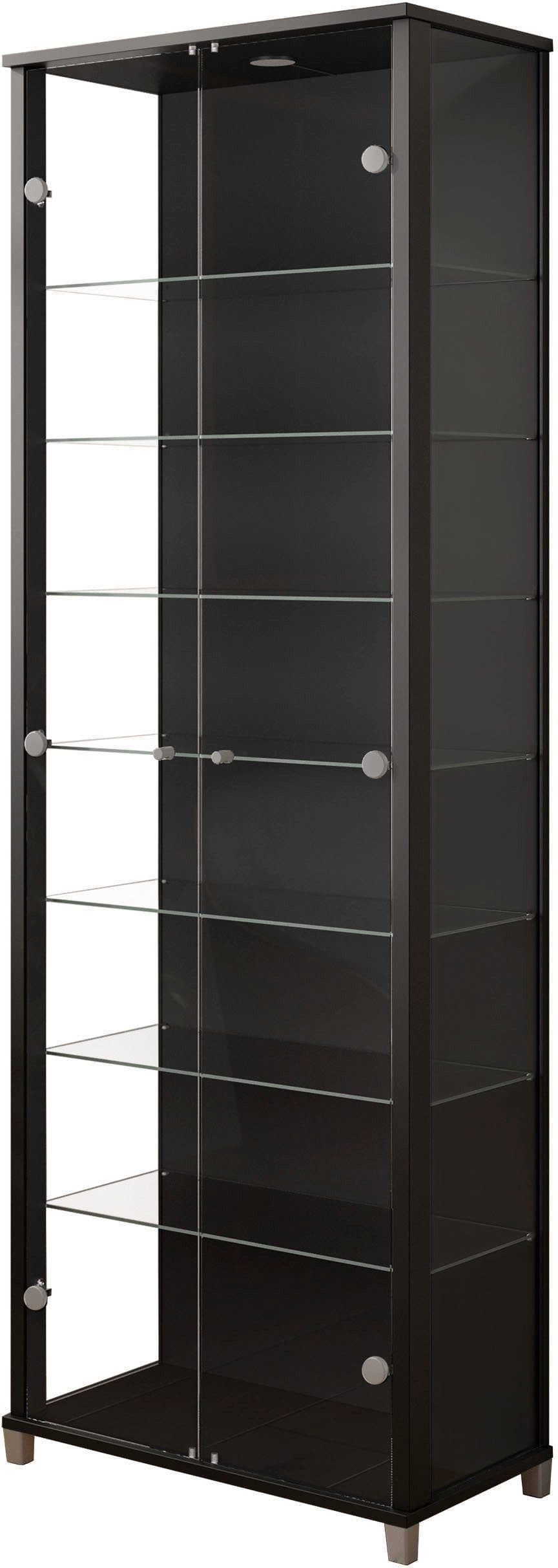 fif möbel Vitrine Optima | Schwarz