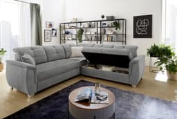 Jockenhöfer Gruppe Ecksofa Udine L-Form | Grau