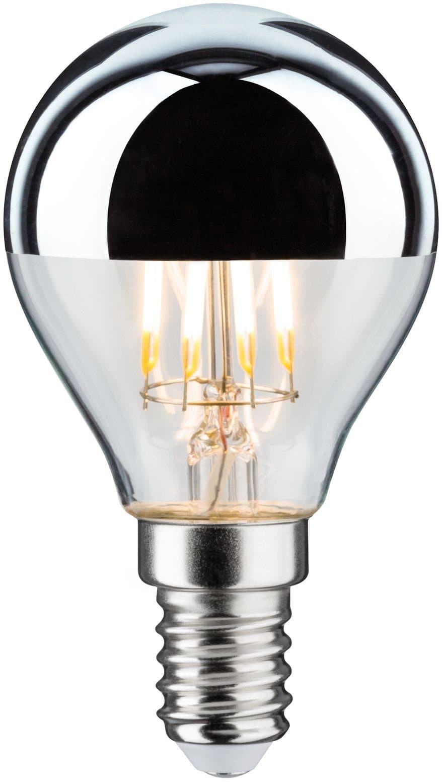 Paulmann LED-Leuchtmittel Tropfen Kopfspiegel | Silber