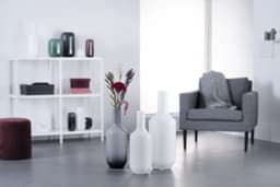 LEONARDO Bodenvase MILANO | Grau