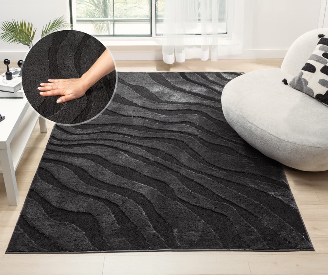 OTTO home Teppich Benia | Schwarz