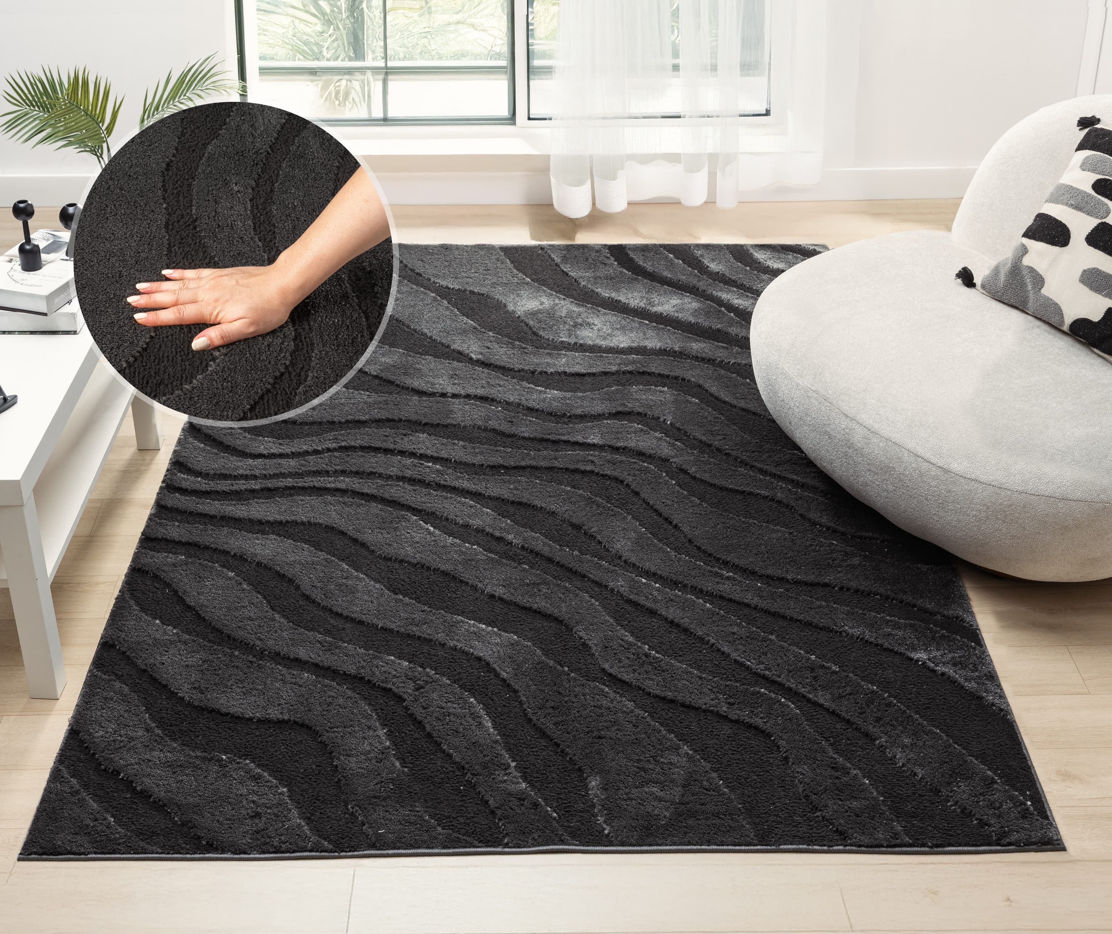 OTTO home Teppich Benia | Schwarz