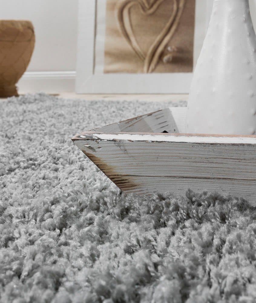 Paco Home Hochflor-Teppich Sky | Grau