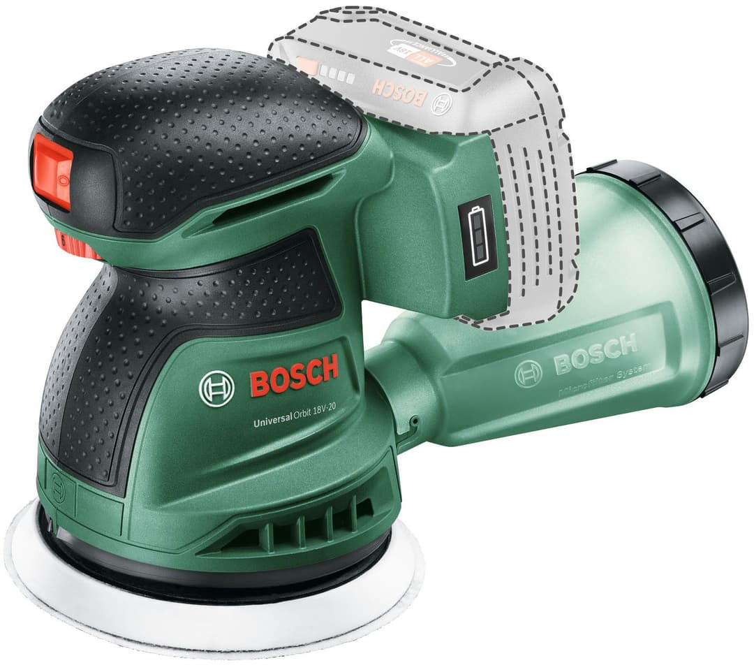 Bosch Home & Garden UniversalOrbit 18V-20 Akku-Exzenterschleifer