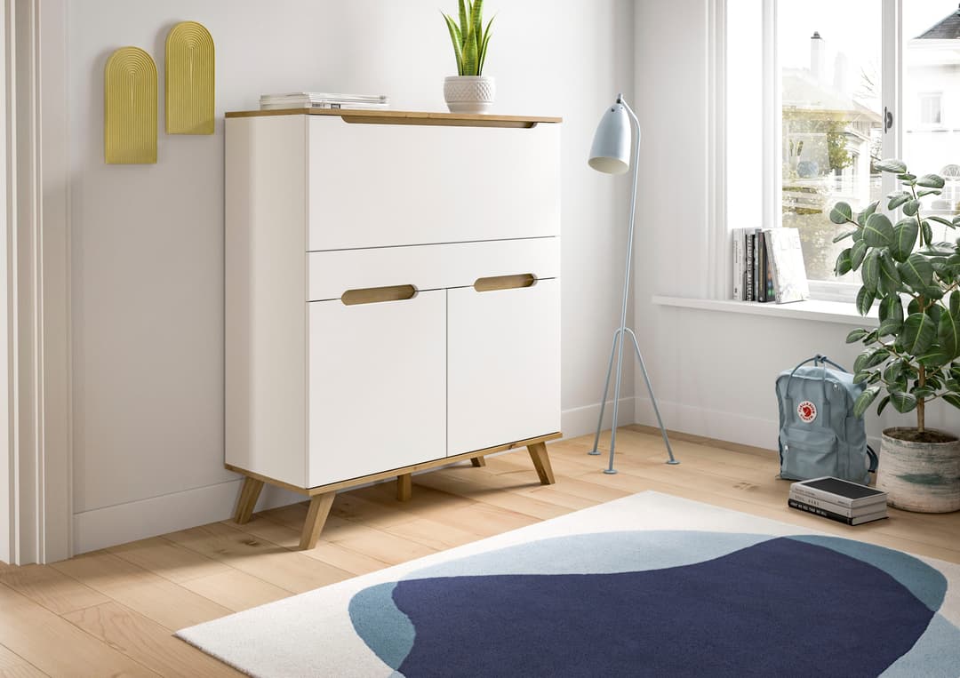 Home affaire Sekretär Alesund | Weiß