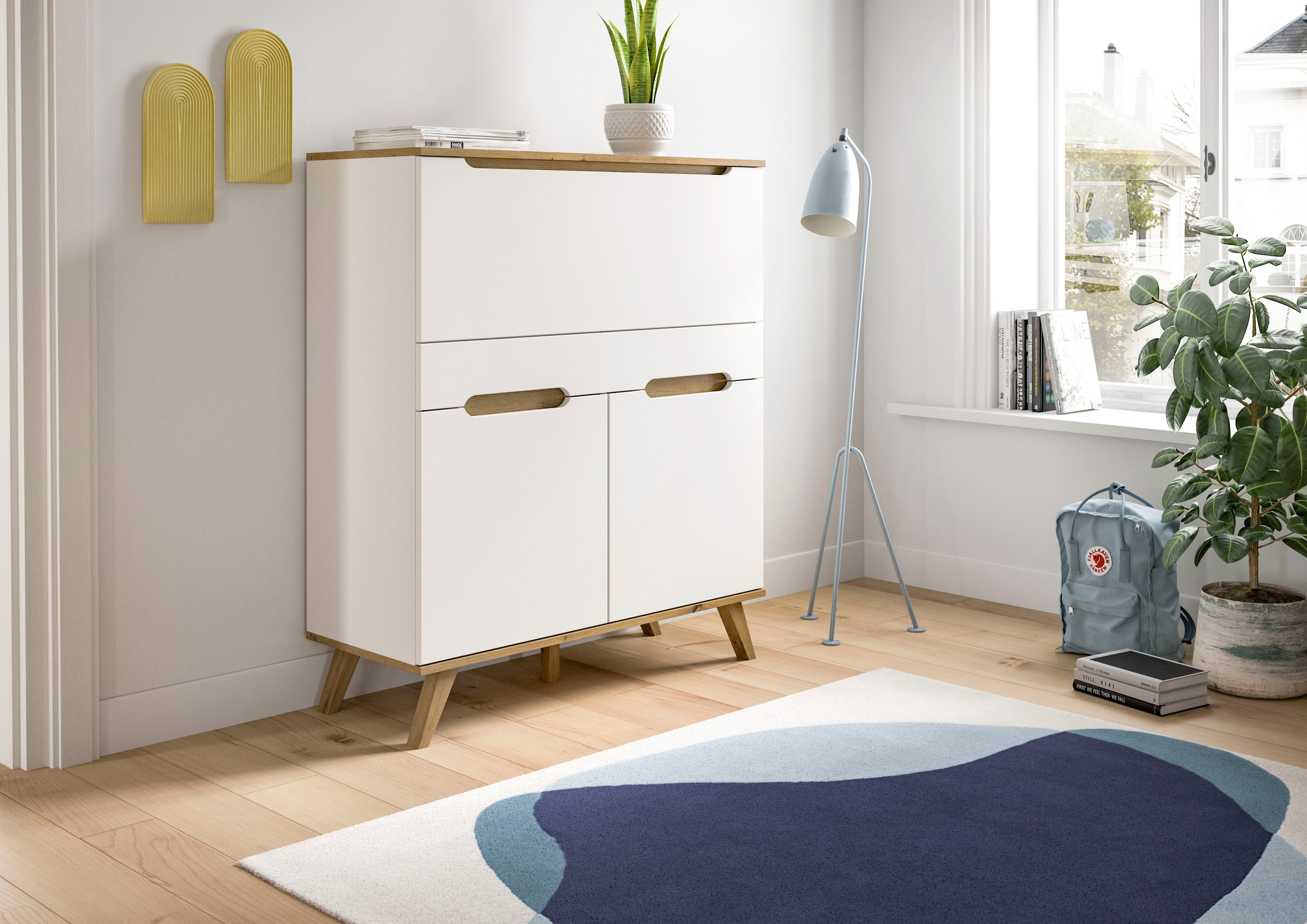 Home affaire Sekretär Alesund | Weiß