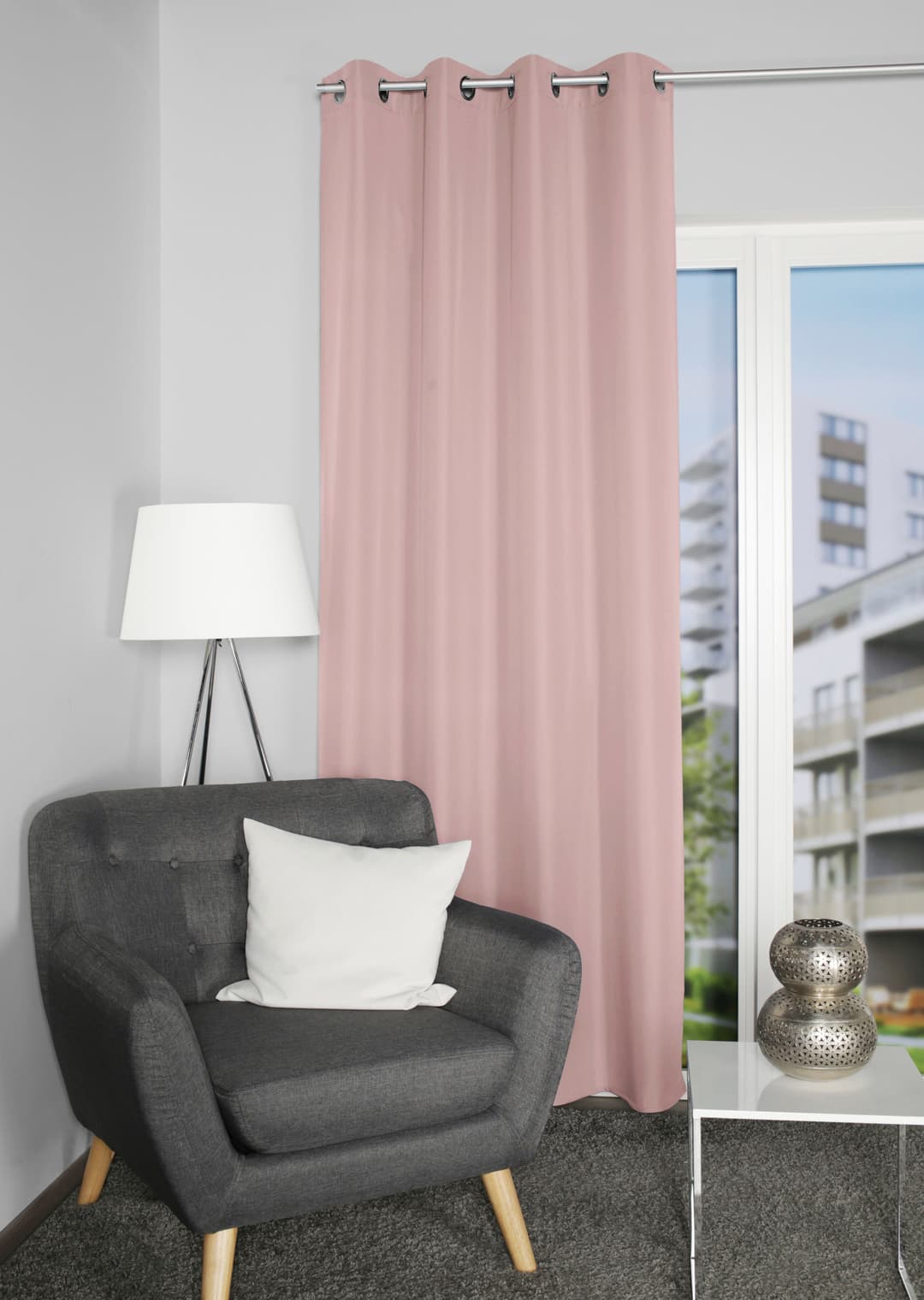 Home Basics Vorhang ATLANTIK | Rosa