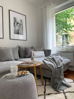Wohndecke Greta | Grau