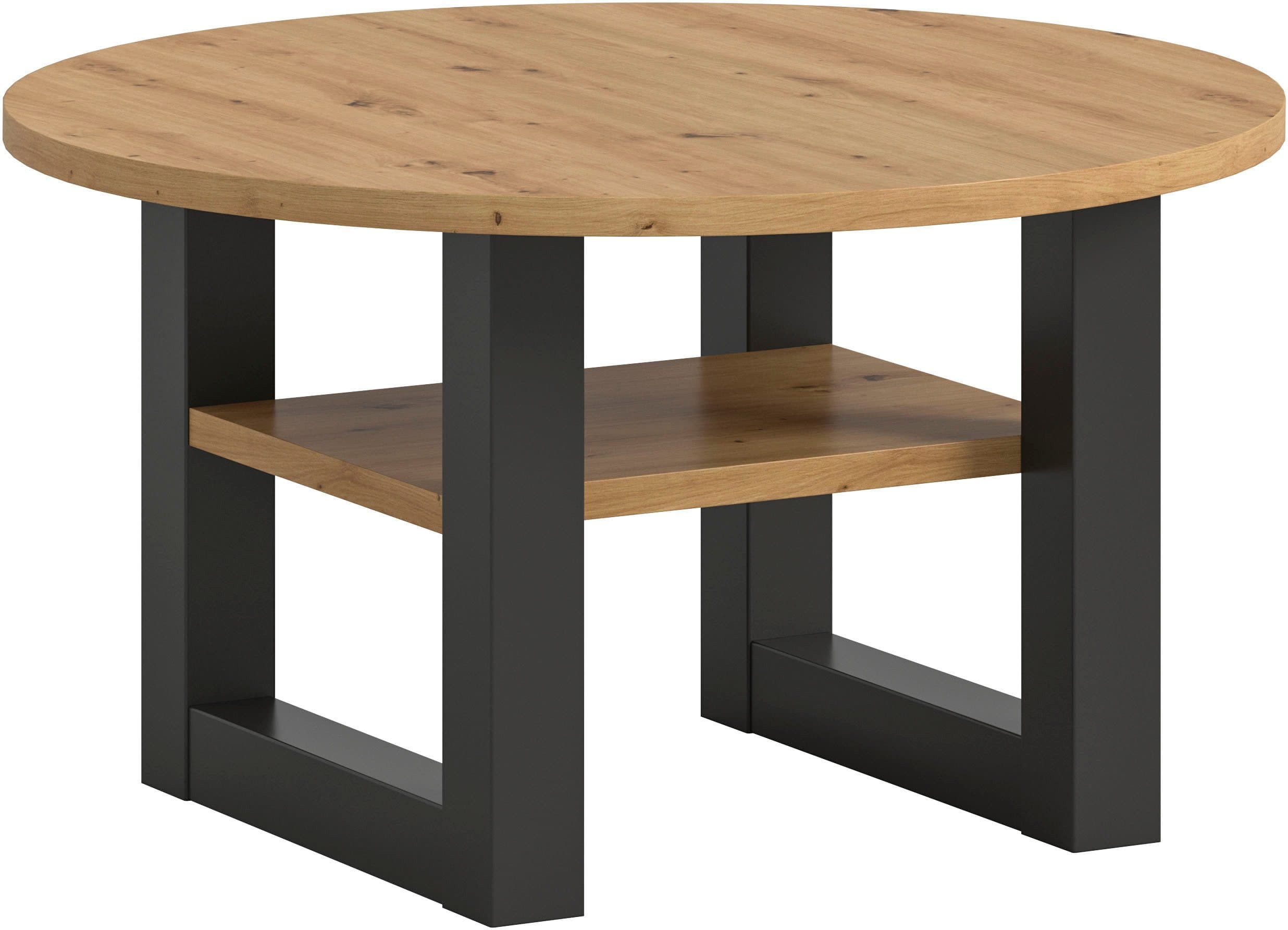 Home affaire Couchtisch Rail | Holztöne