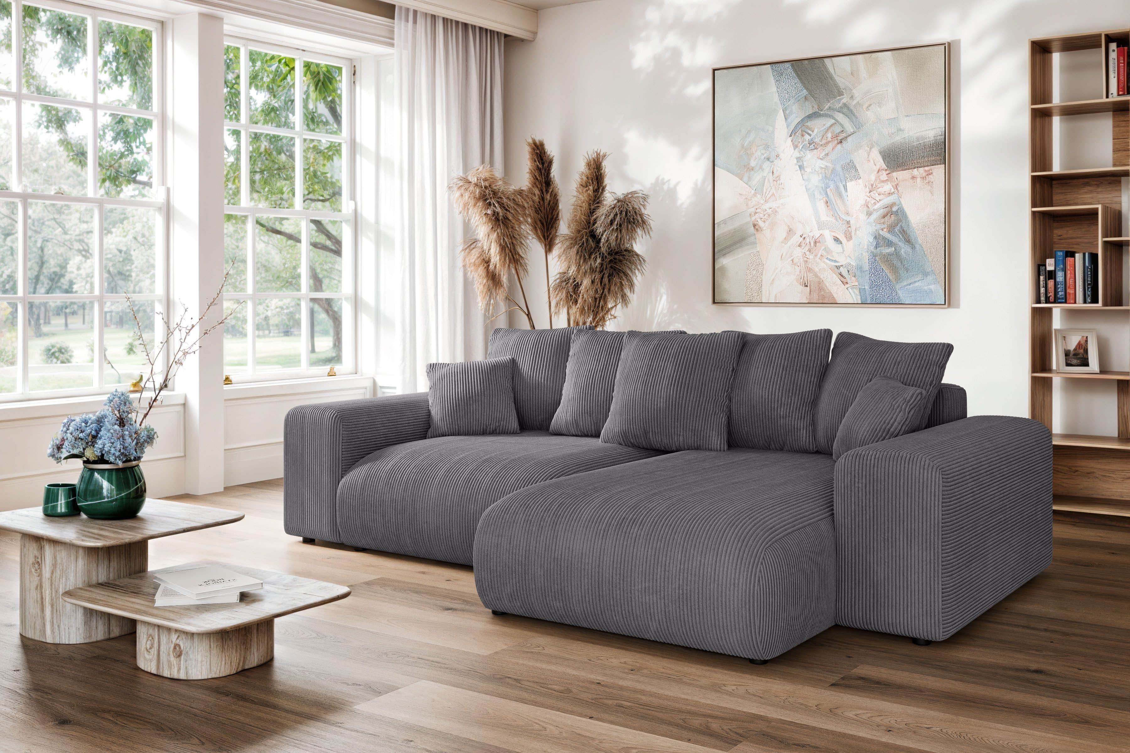 Home affaire Ecksofa LAKESIDE | Grau