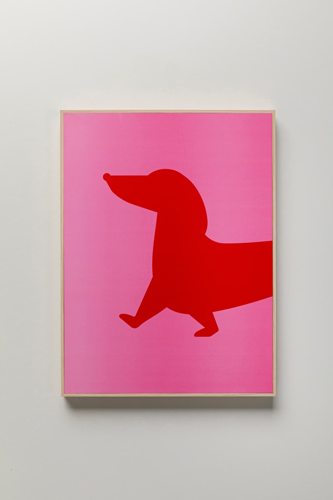 Kare Design Gerahmtes Bild Dog Frankie (2/Set) | Mehrfarbig