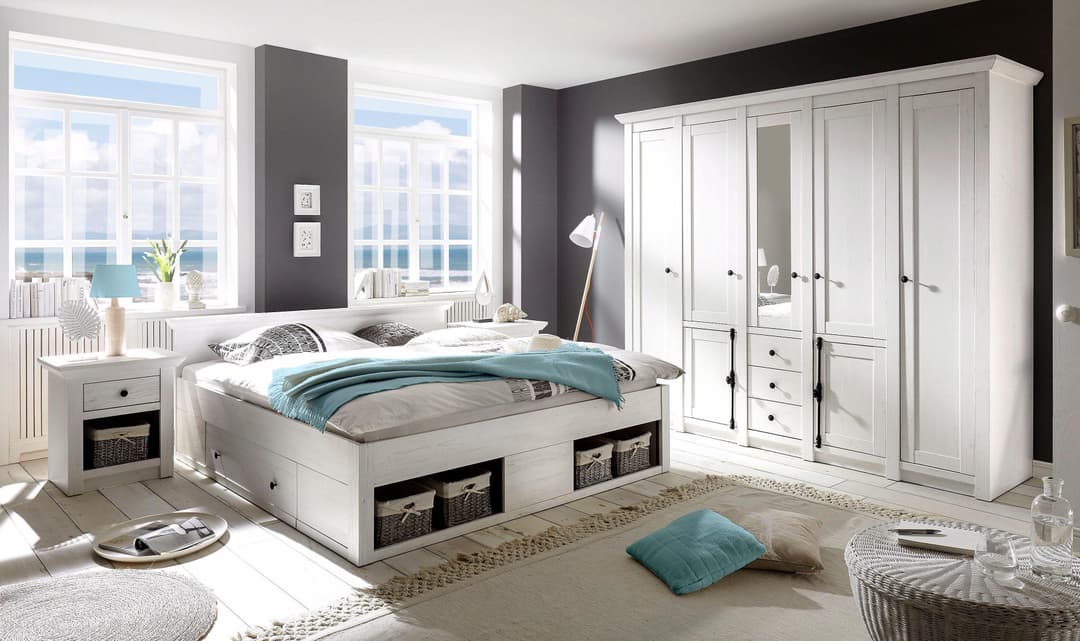 Home affaire Schlafzimmer-Set California | Holztöne