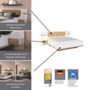 rauch BOSTON-EXTRA Bettanlage | Grau 5