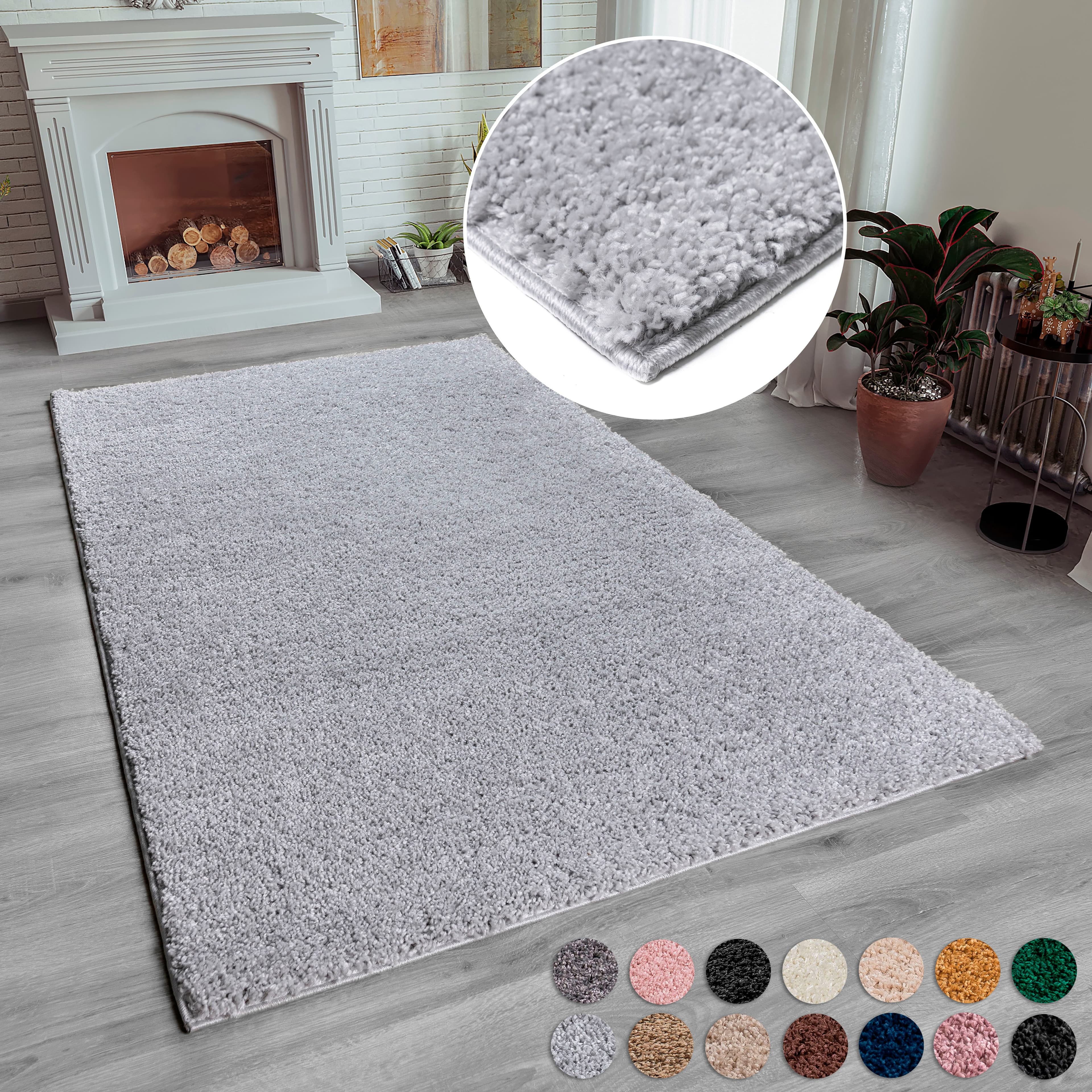 OTTO home Hochflor-Teppich Viva Shaggy | Grau