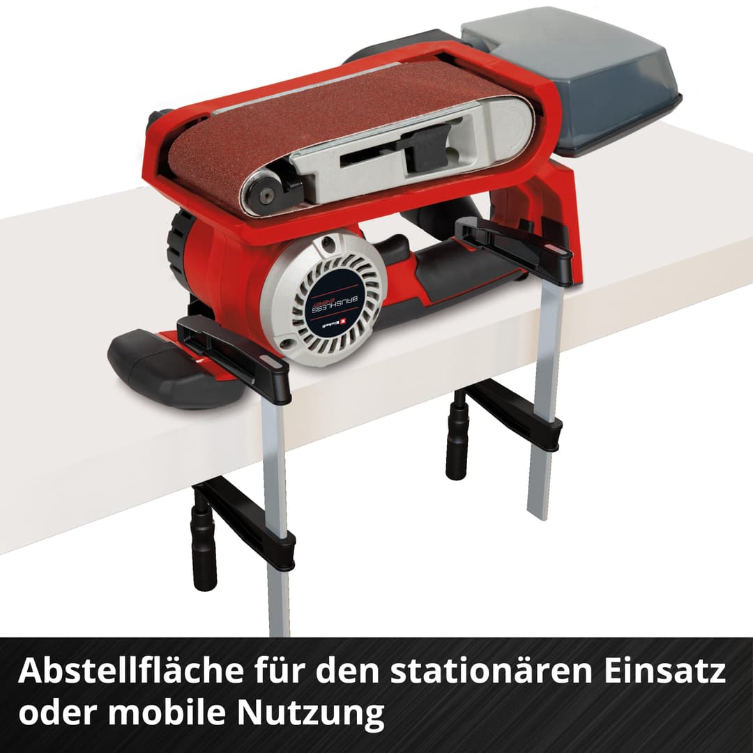 Einhell Akku-Bandschleifer TP-BS 18/457 Li BL - Solo | Rot
