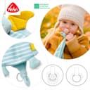 Fehn Drache Deluxe Schmusetuch | Blau 4