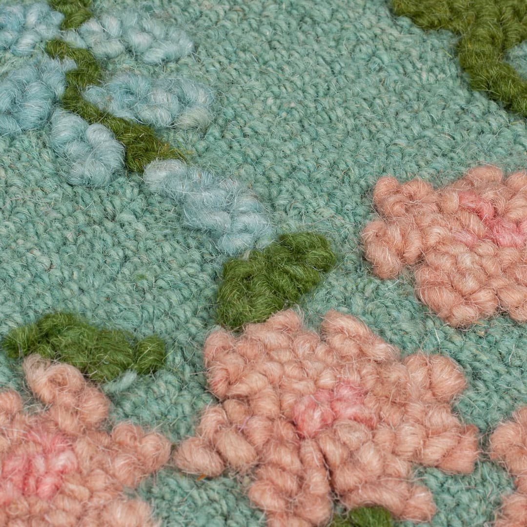 FLAIR RUGS Wollteppich Emilia Floral | Mehrfarbig