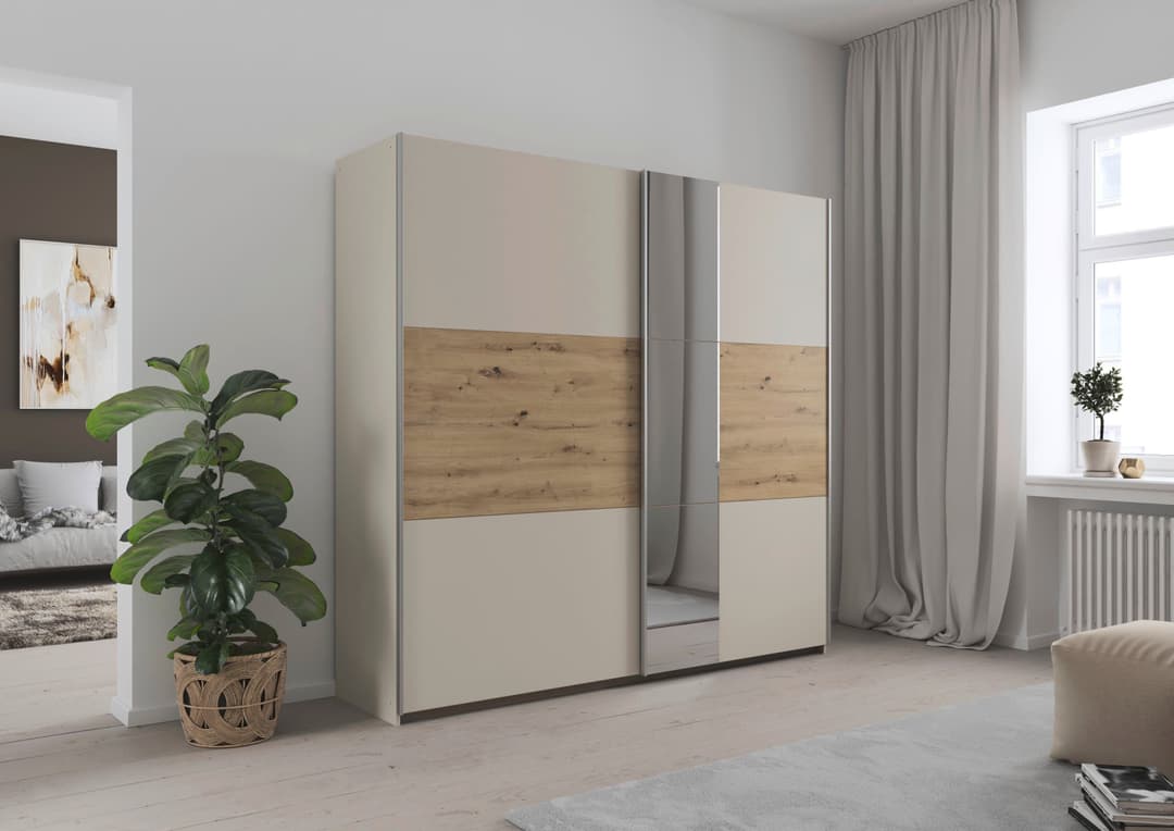 rauch Schwebetürenschrank ASTANA | Beige