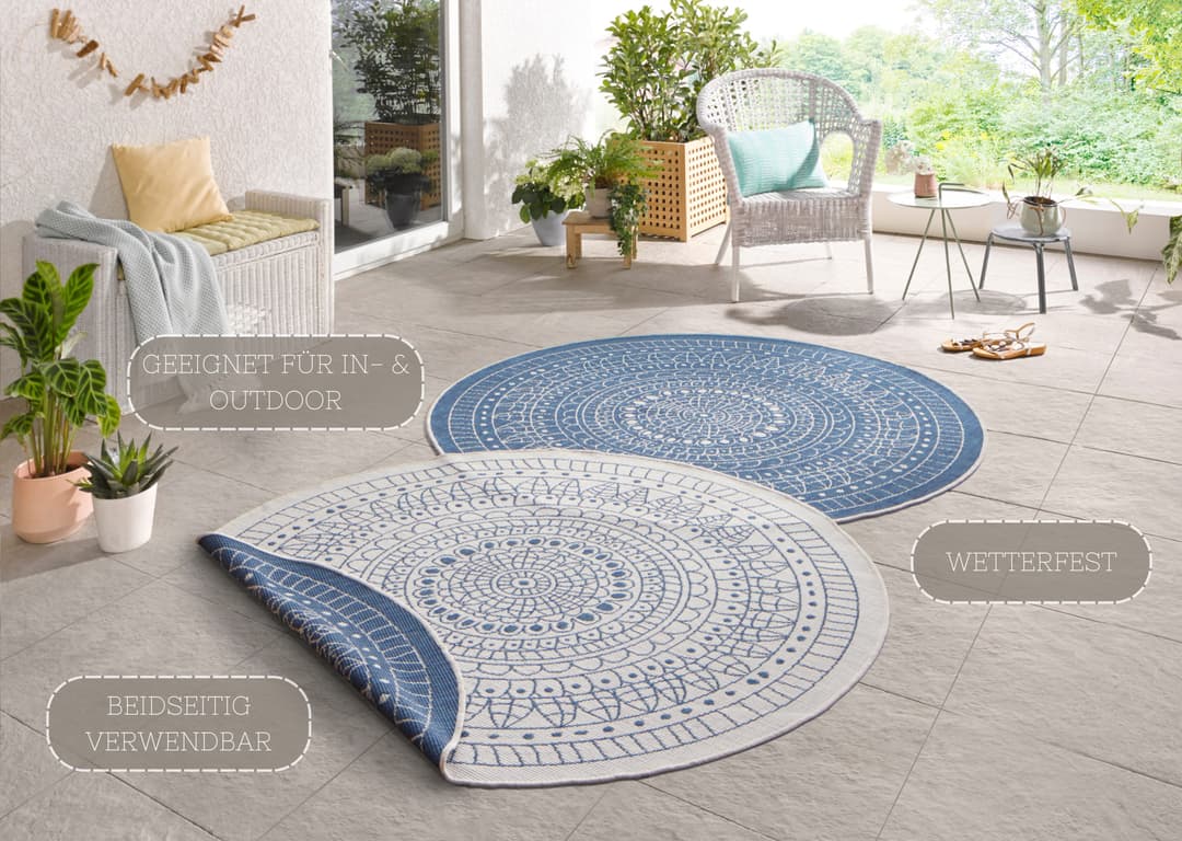 HANSE Home Teppich Porto | Blau
