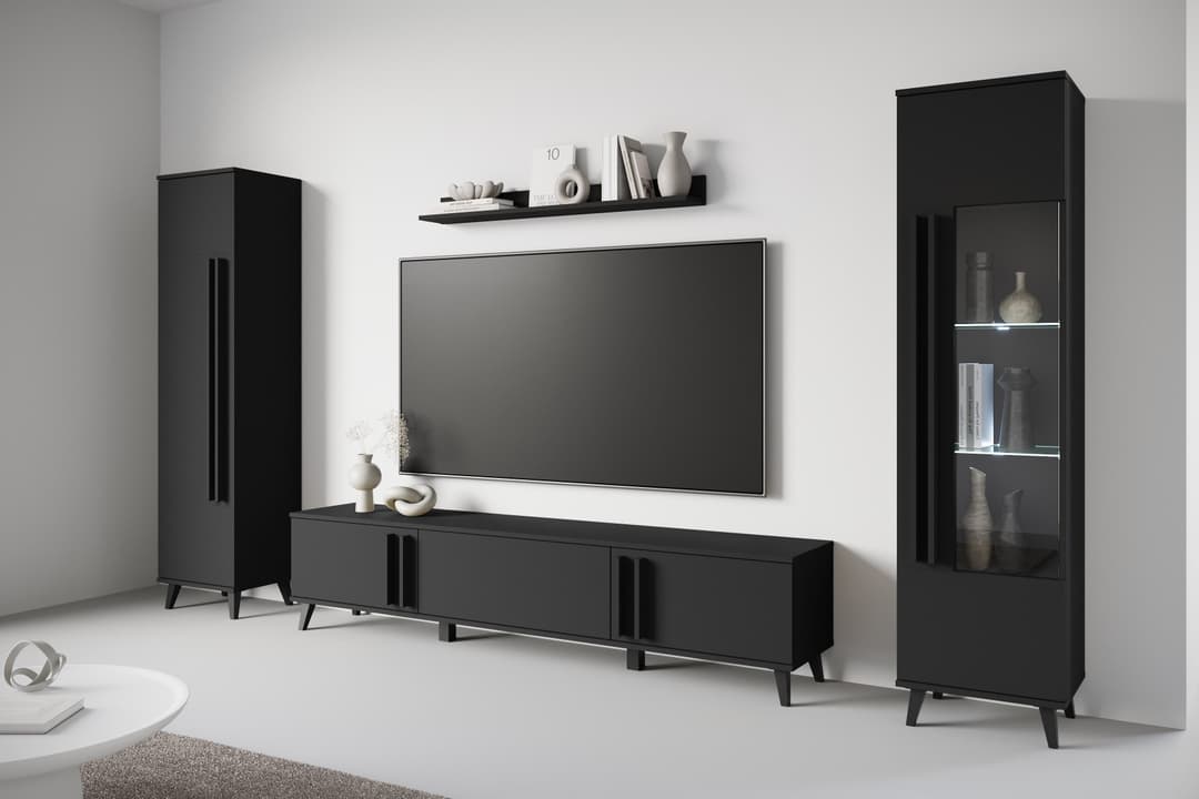 Home affaire Wohnwand Helsinki | Schwarz