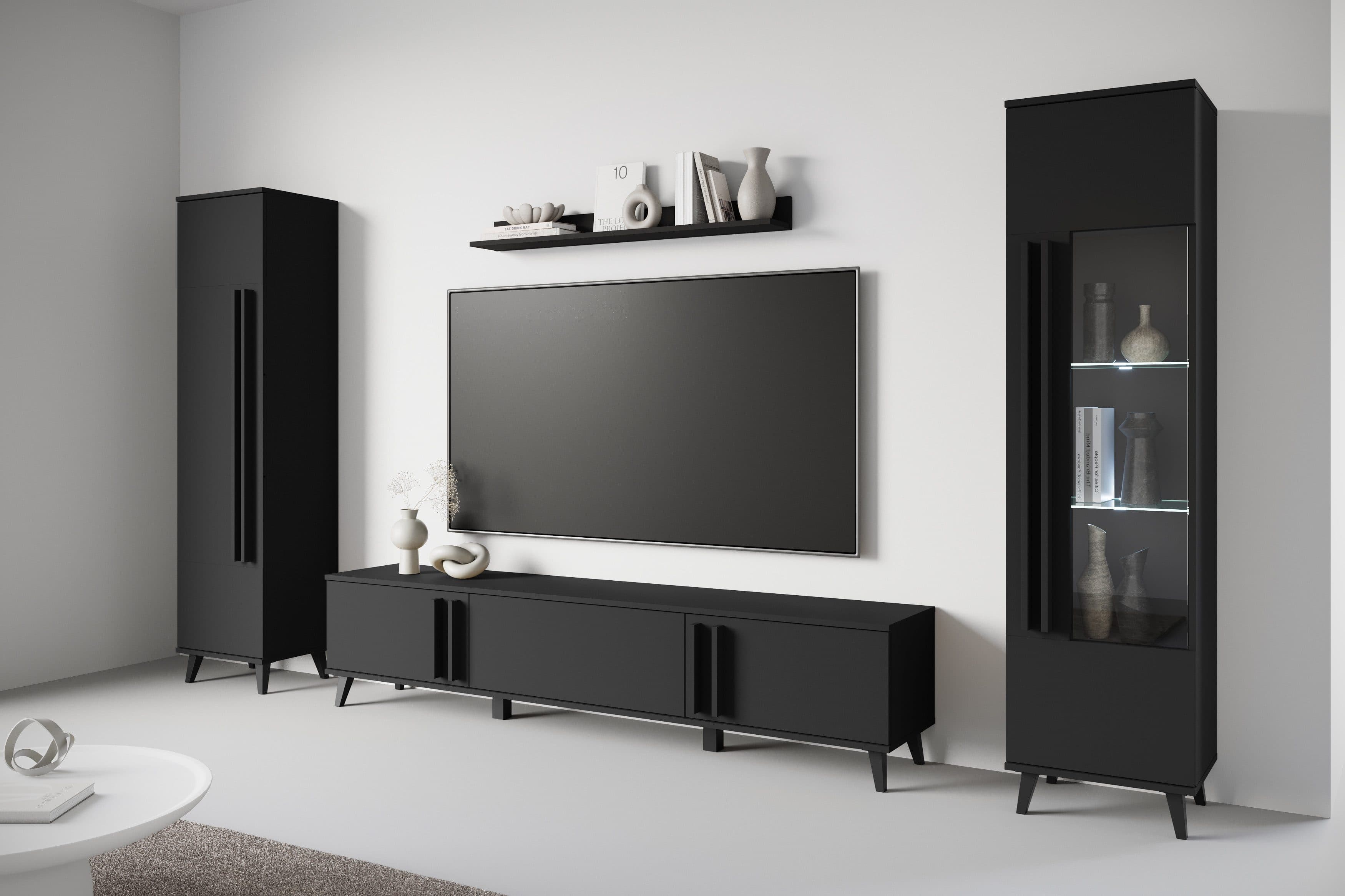 Home affaire Wohnwand Helsinki | Schwarz