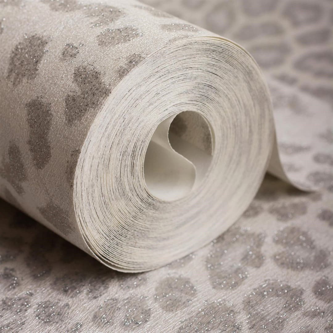 Superfresco Easy Vliestapete Leopard Skin | Silber
