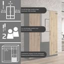 rauch Kleiderschrank Holmes | Braun 4