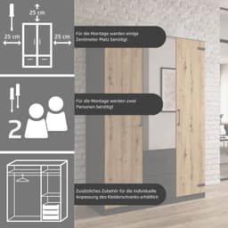 rauch Kleiderschrank Holmes | Braun